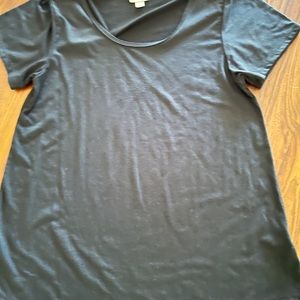 LulaRoe, classic T, black, small
